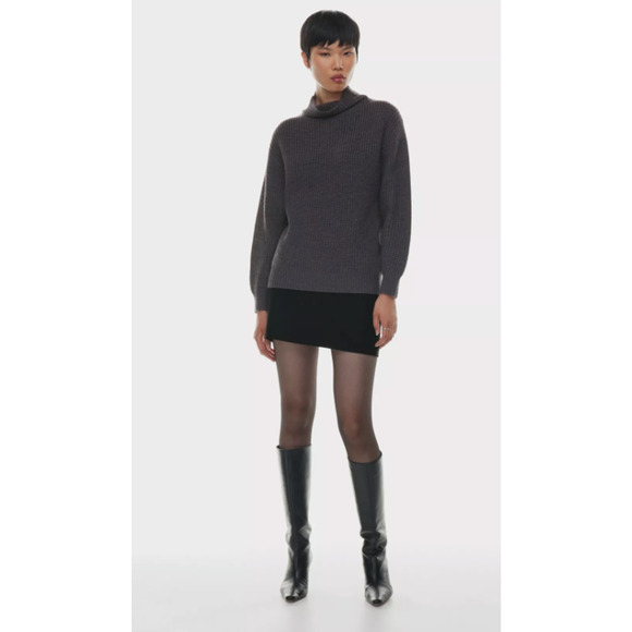 Wilfred Montpellier Turtleneck Sweater Women M Medium Wool Yarn Made Italy *READ - Picture 14 of 15